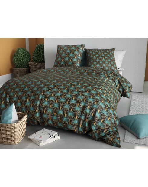 Parure housse de couette  en coton Romana multicolore