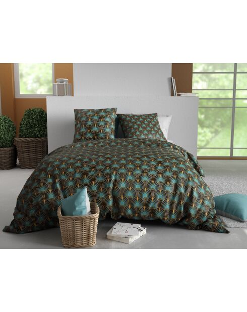 Parure housse de couette  en coton Romana multicolore