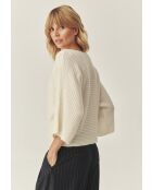 EMPIRE cremefarbener Pullover