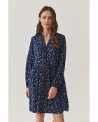 Vestido de mujer azul marino STRAKMI