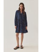 Vestido de mujer azul marino STRAKMI