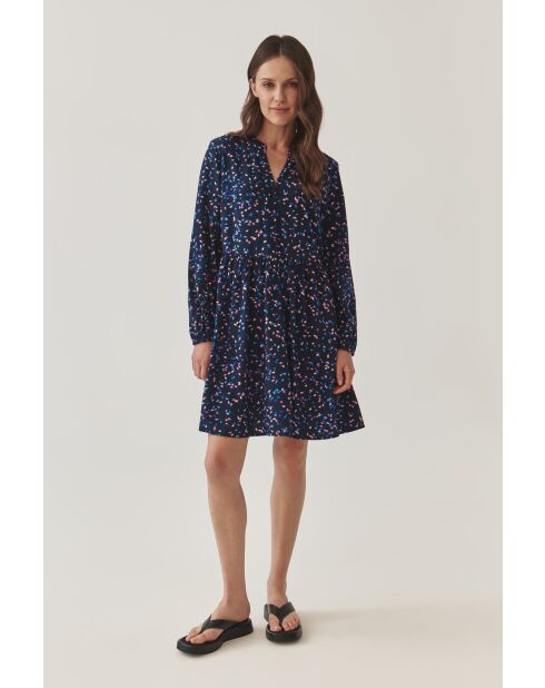 Vestido de mujer azul marino STRAKMI