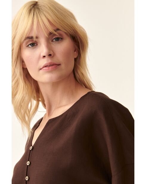 Chemise  SAMBA brown