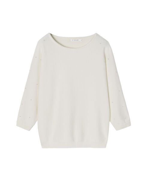 Jersey blanco roto PERLO