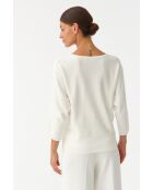 Jersey blanco roto PERLO
