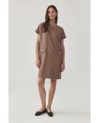 MENIRKO beiges Damenkleid