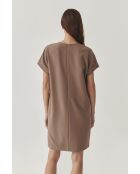 MENIRKO beiges Damenkleid