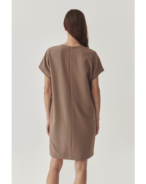 MENIRKO beiges Damenkleid