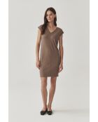 Robe tricotée  ADRIA beige