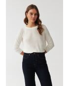 Top en maile ANABEL off white