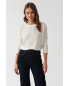 Top en maile ANABEL off white