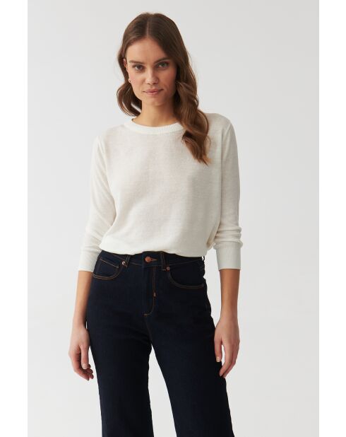 Top en maile ANABEL off white