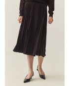 Jupe tricotée  LAMARA 1 maroon bordo