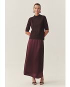 KASTANJEbruine bordrok LUKSA