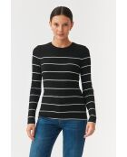 T-Shirt en maille BORSI black