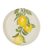 Plat creux calabra jaune/vert - d34x6cm