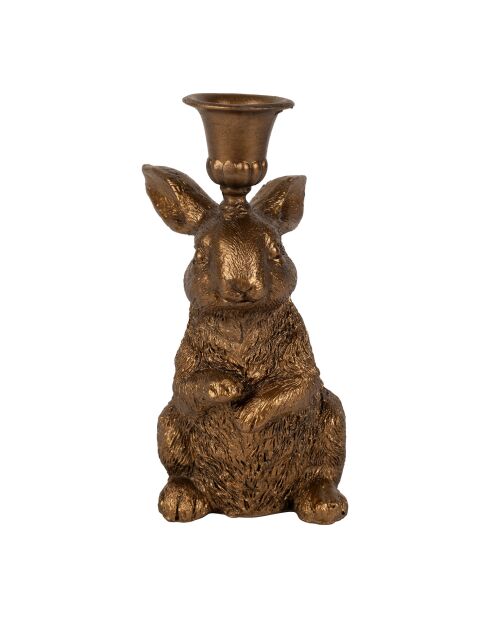 2 Bougeoirs floreal mordorés - h18/15cm