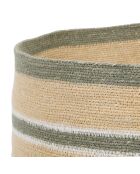 4 Cache-pots sumatra sauge - h37/28cm