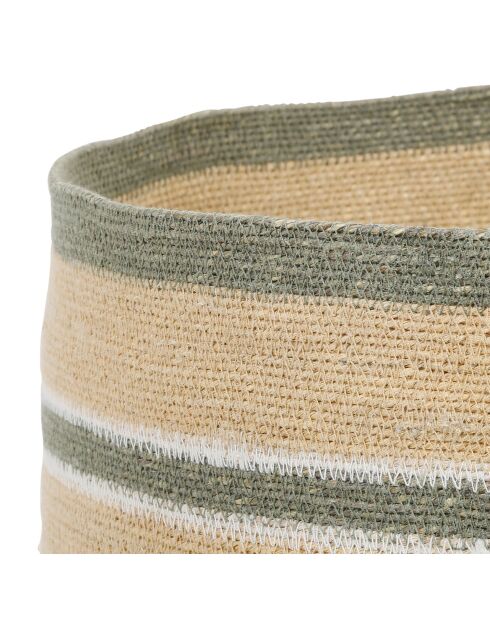 4 Cache-pots sumatra sauge - h37/28cm