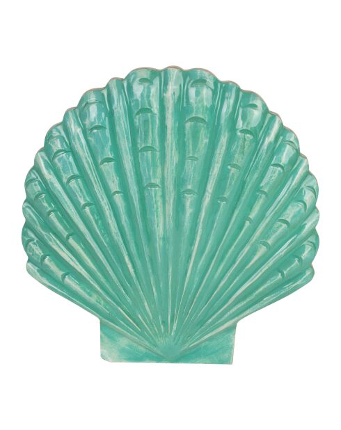 Décoration st-jacques amarres turquoise - 21hx 21cm