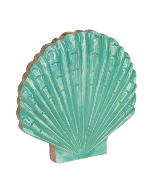 Décoration st-jacques amarres turquoise - 21hx 21cm