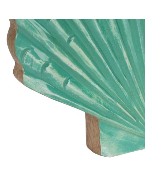 Décoration st-jacques amarres turquoise - 21hx 21cm