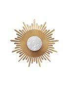 Espejo dorado Aureol - D.18cm