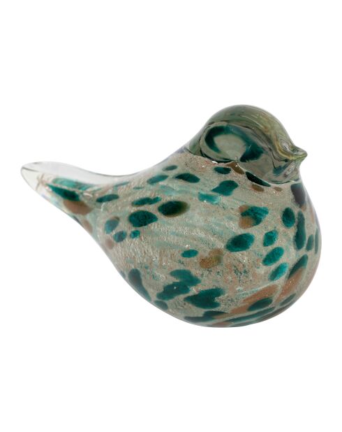 Presse-pap moin serin émaillé +doré - h8cm