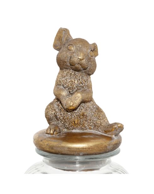 Bocal a/c floreal mordoré - l16h34cm