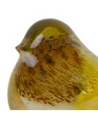 Presse-papier moineau serin multicolore - h8cm