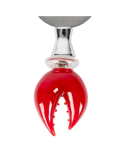 3 Couteaux à fromage bordemer rouges