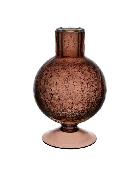 Bougeoir oanez rose - d10xh15cm