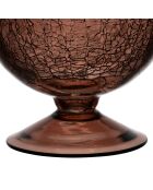 Bougeoir oanez rose - d10xh15cm