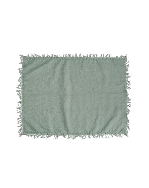 2 Sets de table Nalia verts - 50x40cm