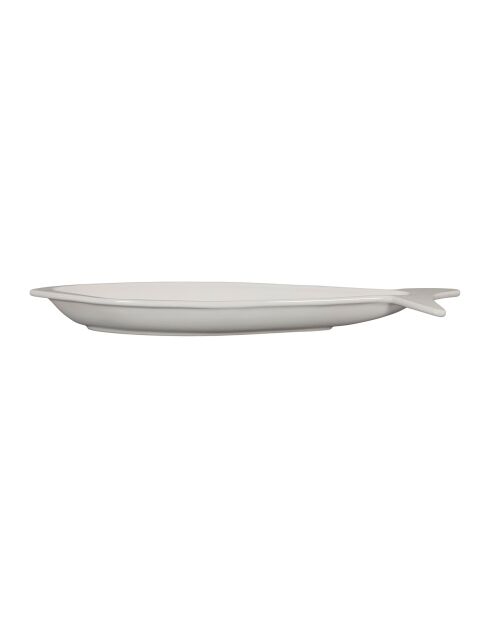 Plat poisson darcy blanc - 50x13.5cm
