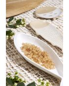Plat poisson darcy blanc - 50x13.5cm