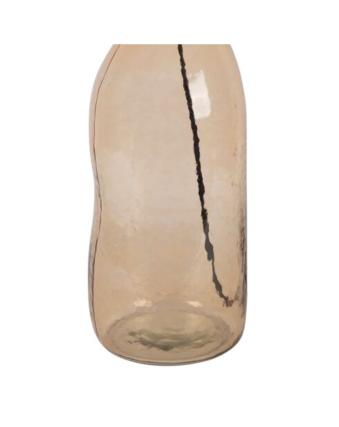 Lampe heliac ambre/naturel - d30xh60cm