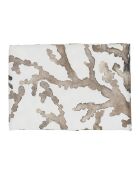 Nappe estran blanc/brun