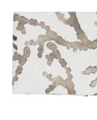 Nappe estran blanc/brun