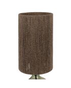 Lampe heliac vert/naturel - d17xh46