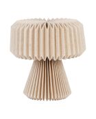 Lampe fontelo beige - d33xh33cm