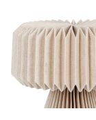 Lampe fontelo beige - d33xh33cm