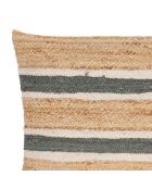 Coussin sumatra naturel/sauge - 80x38cm