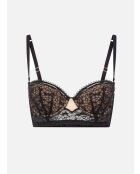 Zazie Balkon-BH, schwarz