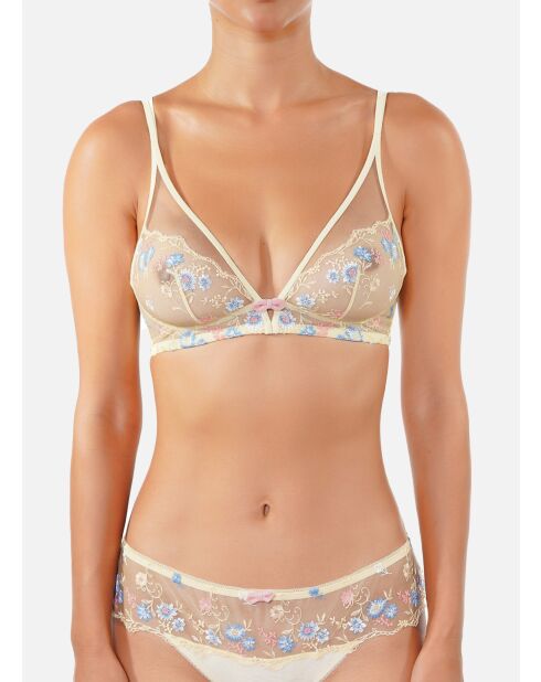 Sujetador Bralette amarillo Amour d'été