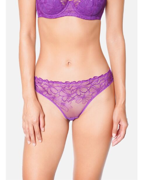 Purple Symphonie Tanga
