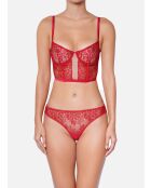 Reggiseno a bustino rosso Eglantine EGL