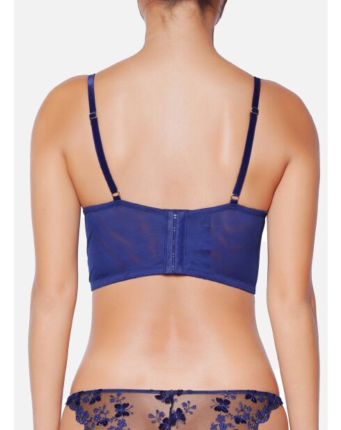 Soutien-gorge bustier Papillion Marine