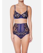 Culotte taille haute Papillon Marine