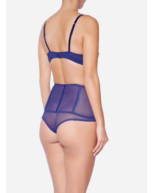 Culotte taille haute Papillon Marine